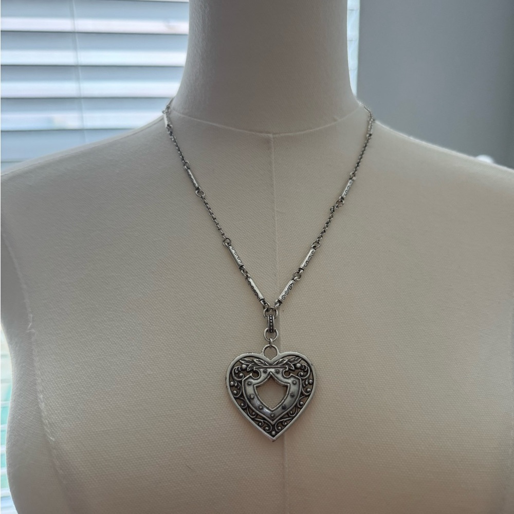 Brighton Silver Heart Necklace